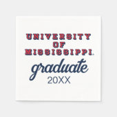 Universiteit van Mississippi | Type blok Servet (Voorkant)