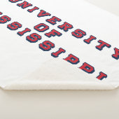 Universiteit van Mississippi | Type blok Sherpa Deken (3/4)