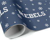 Universiteit van Mississippi | Woordmerk Rebels Cadeaupapier (Rol Hoek)