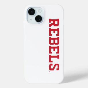 Universiteit van Mississippi Woordmerk Rebels iPhone 15 Case