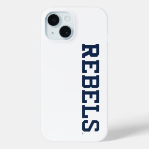 Universiteit van Mississippi Woordmerk Rebels iPhone 15 Case