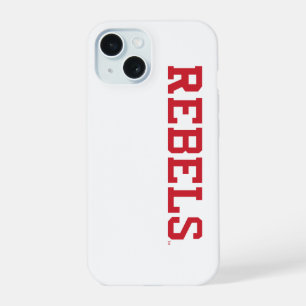 Universiteit van Mississippi Woordmerk Rebels iPhone 15 Case