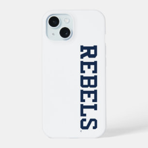 Universiteit van Mississippi Woordmerk Rebels iPhone 15 Case