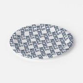 Universiteit van Mississippi | Woordmerk Rebels Papieren Bordje (Gekanteld)