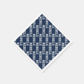 Universiteit van Mississippi | Woordmerk Rebels Servet (Hoek)