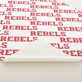 Universiteit van Mississippi | Woordmerk Rebels Sherpa Deken (3/4)