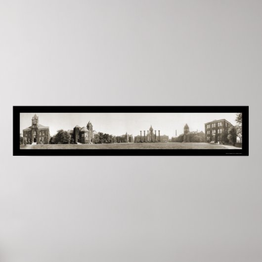 Universiteit van Missouri Foto 1910 Poster (Voorkant)