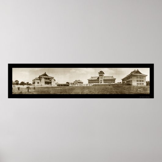 Universiteit van Nanking Foto 1920 Poster (Voorkant)