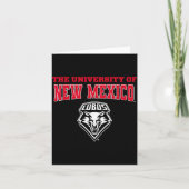 Universiteit Van New Mexico Unm Lobos Ncaa Unm&#; Kaart (Voorkant)