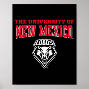 Universiteit Van New Mexico Unm Lobos Ncaa Unm&#; Poster