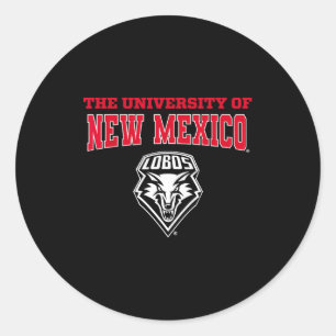 Universiteit Van New Mexico Unm Lobos Ncaa Unm&#  Ronde Sticker