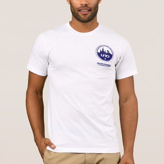 Universiteit van New Orleans Pocket T-shirt (Voorkant)