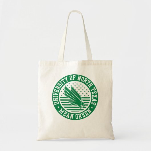 UNIVERSITEIT VAN NOORDELIJKE TEXAS UNT-MERCH-3 TOTE BAG (Voorkant)