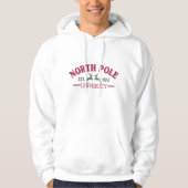 Universiteit van Noordpool Funny kerstcadeau Hoodie (Voorkant)