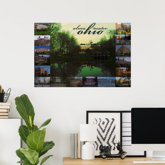 Universiteit van Ohio Poster (Thuiskantoor)
