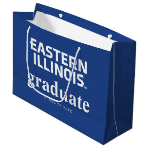 Universiteit van Oost-Illinois woordmerk logo Groot Cadeauzakje