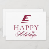 Universiteit van Oost-Kentucky E Feestdagenkaart (Voorkant / Achterkant)