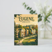 Universiteit van Oregon VS Briefkaart (Staand voorkant)