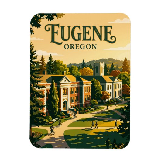 Universiteit van Oregon VS Magneet (Verticaal)