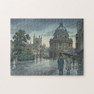 Universiteit van Oxford in de regen Legpuzzel
