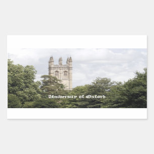 Universiteit van Oxford Rechthoekige Sticker
