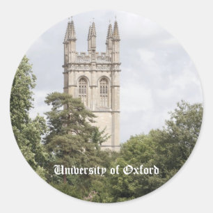Universiteit van Oxford Ronde Sticker