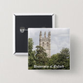 Universiteit van Oxford Vierkante Button 5,1 Cm (Voorkant /achterkant)