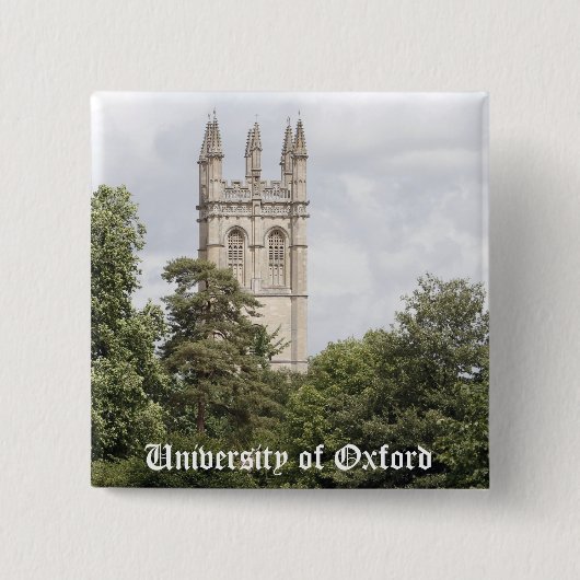 Universiteit van Oxford Vierkante Button 5,1 Cm (Voorkant)