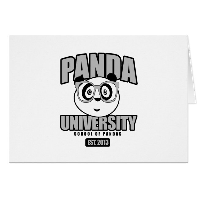 Universiteit van Panda - Grijs (Voorkant Horizontaal)