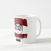 Universiteit van Panda - Rood Koffiemok (Voorkant rechts)