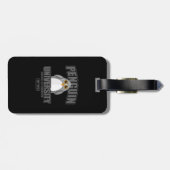 Universiteit van Penguin - Grijs Bagagelabel (Achterkant horizontaal)