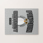 Universiteit van Penguin - Grijs Legpuzzel (Horizontaal)