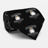 Universiteit van Penguin - Grijs Stropdas (Opgerold)