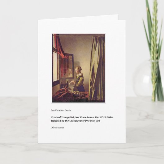 UNIVERSITEIT VAN PHOENIX AFSTUDEREN KAART (Voorkant)