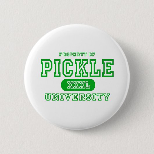 Universiteit van Pickle Ronde Button 5,7 Cm (Voorkant)