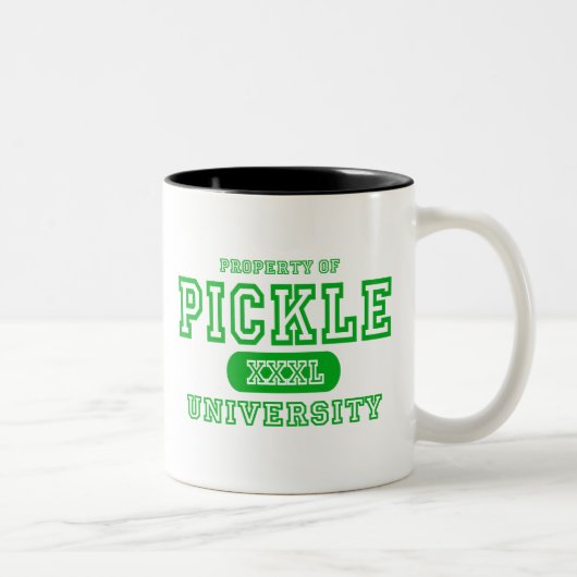 Universiteit van Pickle Tweekleurige Koffiemok (Rechts)