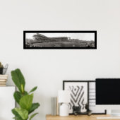 Universiteit van Pittsburgh Football Foto 1915 Poster (Thuiskantoor)