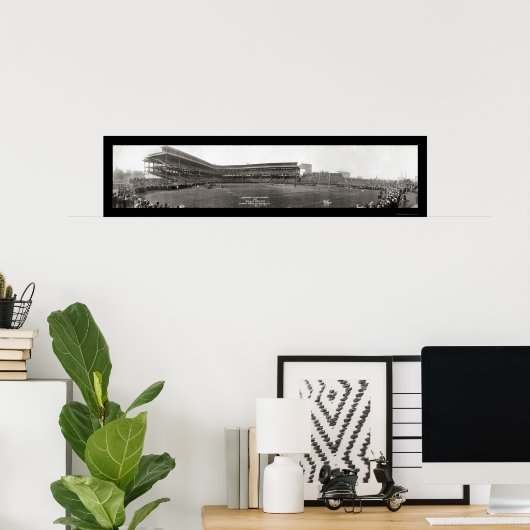 Universiteit van Pittsburgh Football Foto 1915 Poster (Thuiskantoor)