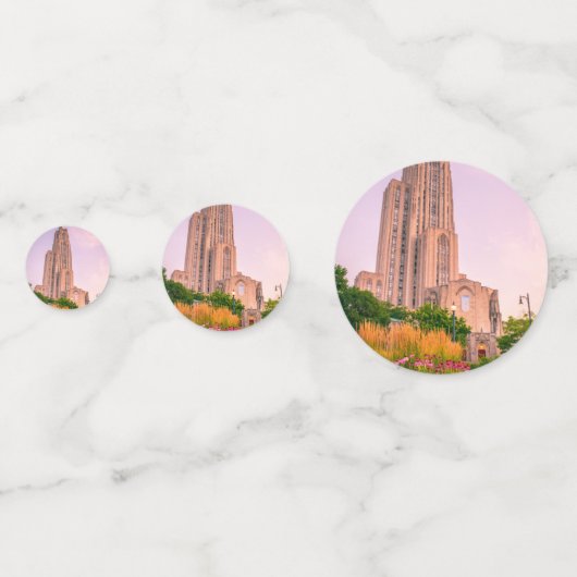 Universiteit van Pittsburgh, kathedraal van het le Confetti (Achterkanten)