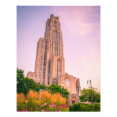 Universiteit van Pittsburgh, kathedraal van het le Foto Afdruk (Voorkant)