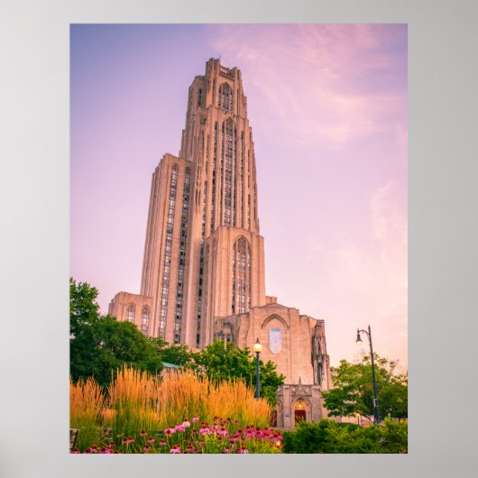 Universiteit van Pittsburgh, kathedraal van het le Poster (Voorkant)