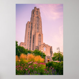 Universiteit van Pittsburgh, kathedraal van het le Poster