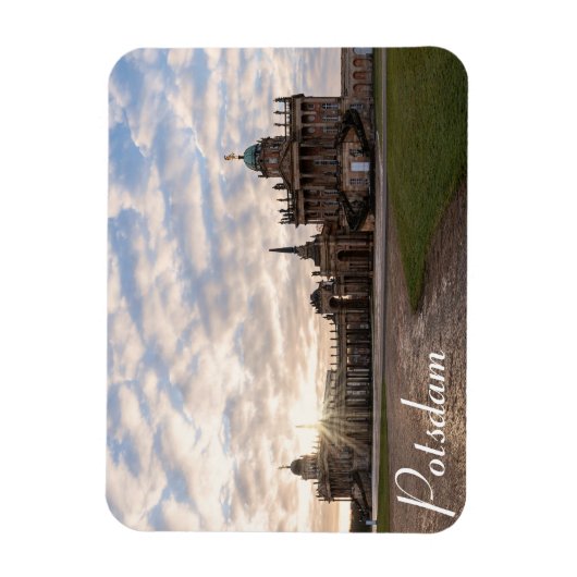 Universiteit van Potsdam bij zonsondergang in Duit Magneet (Verticaal)