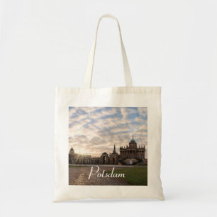 Universiteit van Potsdam bij zonsondergang in Duit Tote Bag