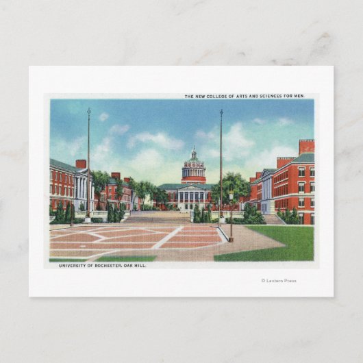 Universiteit van Rochester Briefkaart (Voorkant)