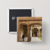 Universiteit van Salamanca Vierkante Button 5,1 Cm (Voorkant /achterkant)