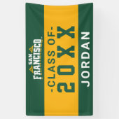 Universiteit van San Francisco | Afstuderen klasse Spandoek (Verticaal)