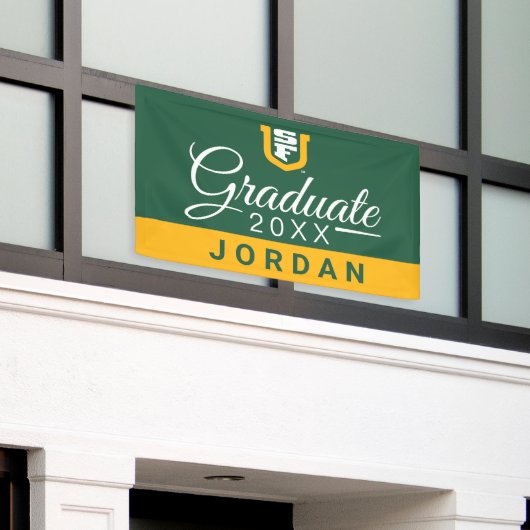 Universiteit van San Francisco | AFSTUDEREN | Spandoek (Buitenkant Gebouw)