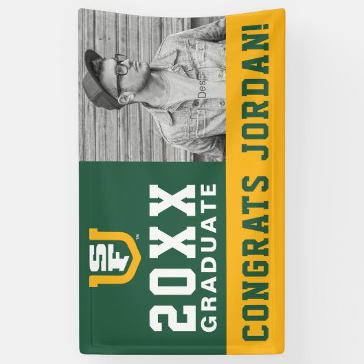 Universiteit van San Francisco | AFSTUDEREN | Spandoek (Verticaal)