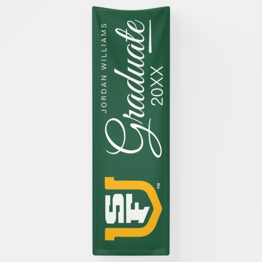 Universiteit van San Francisco | AFSTUDEREN | Spandoek (Verticaal)